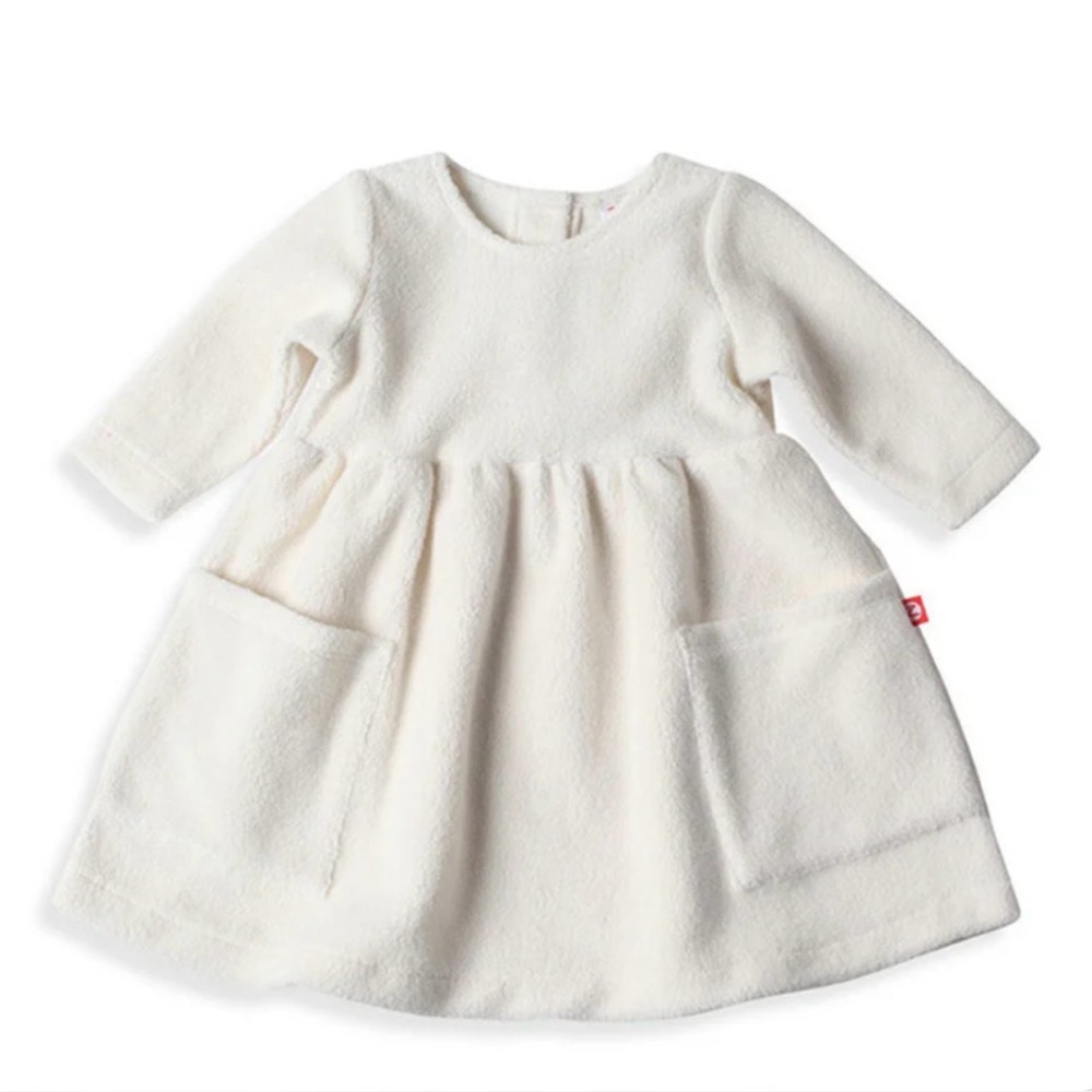 Zutano Fleece Cozy Dress, Cream 12 Months